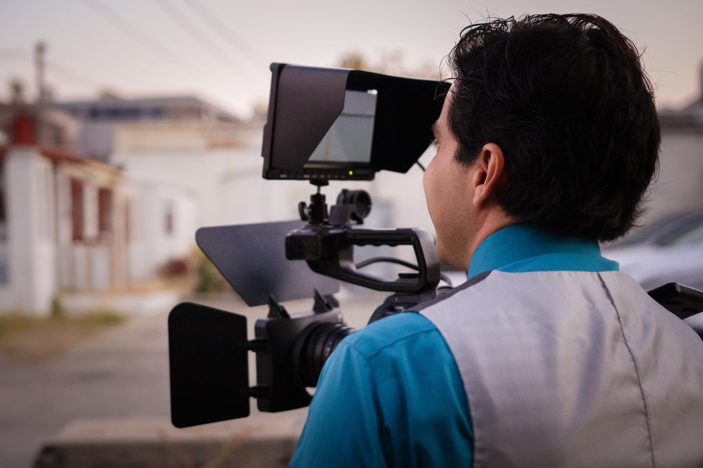 Filming on Set Camera Picture
